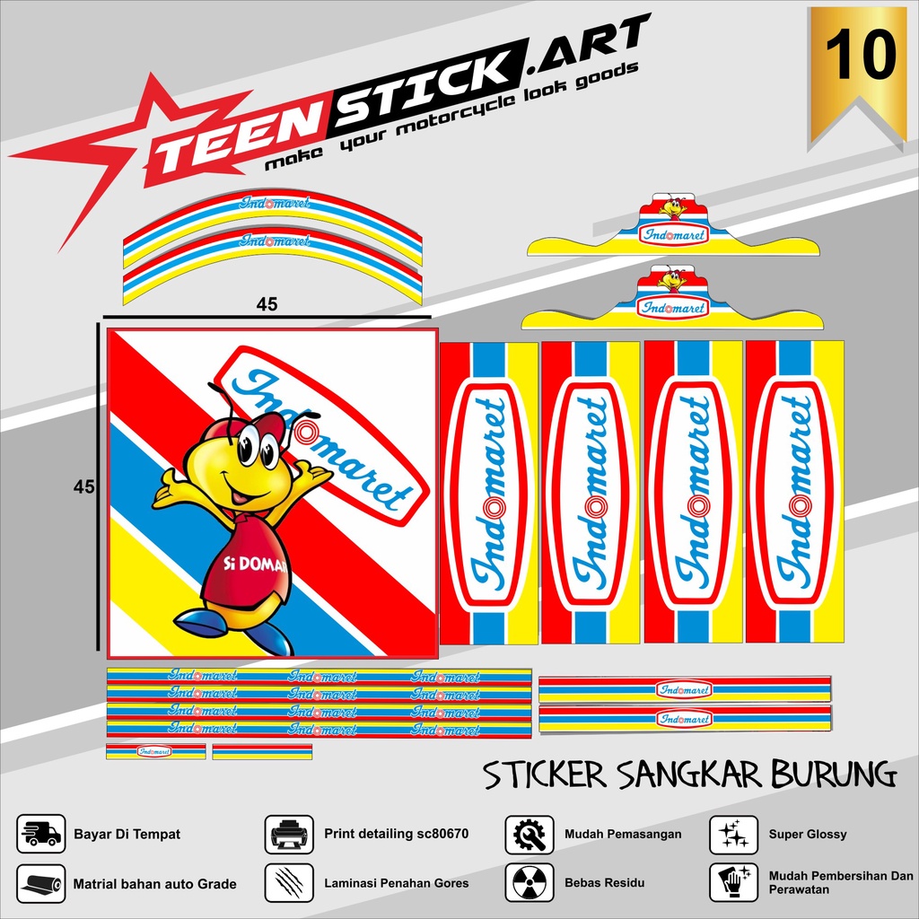 Stiker Decal SANGKAR KOTAK KICAU MANIA Sangkar EBOD JAYA Sangkar ORIQ JAYA Sangkar Kicau MANIA KACER