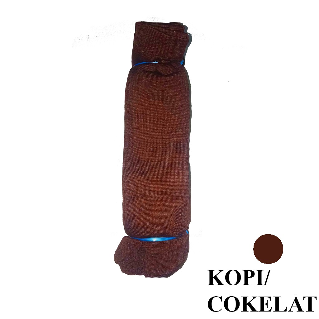 Kaos Kaki Jari Jempol Polos Varian Warna Lusinan-COKLAT TUA