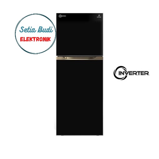 POLYTRON Kulkas 2 Pintu Belleza Big Liter Inverter 300 Liter PRM 431X