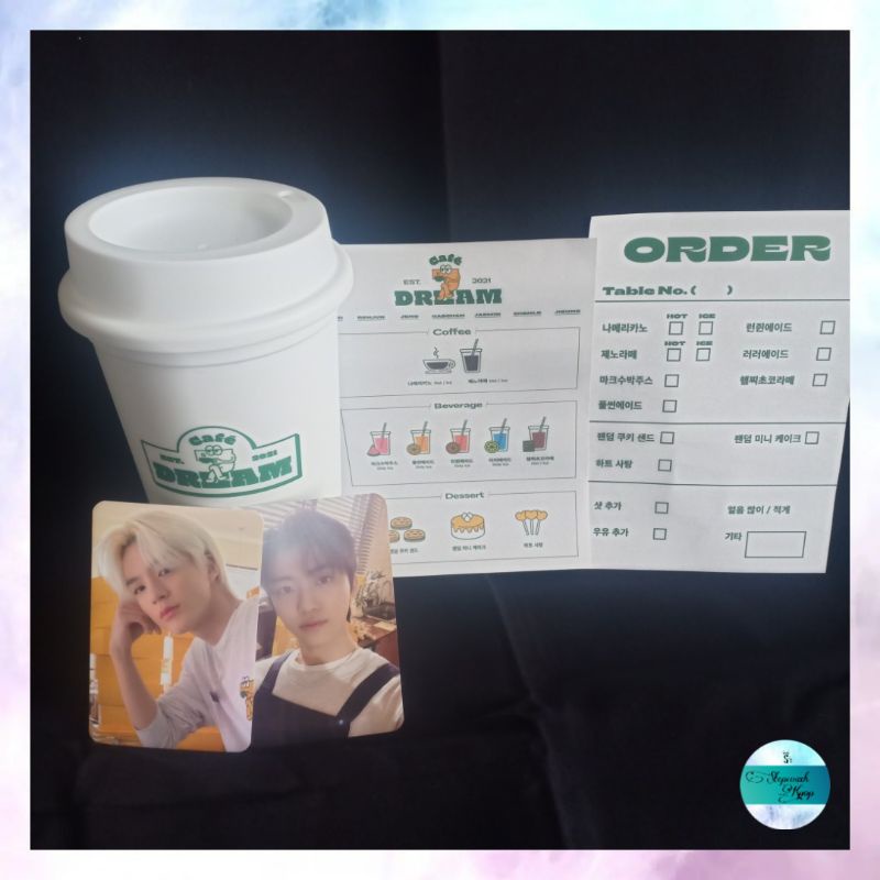 NCT 7 Dream Cafe Reusable Tumbler Jeno Jaemin