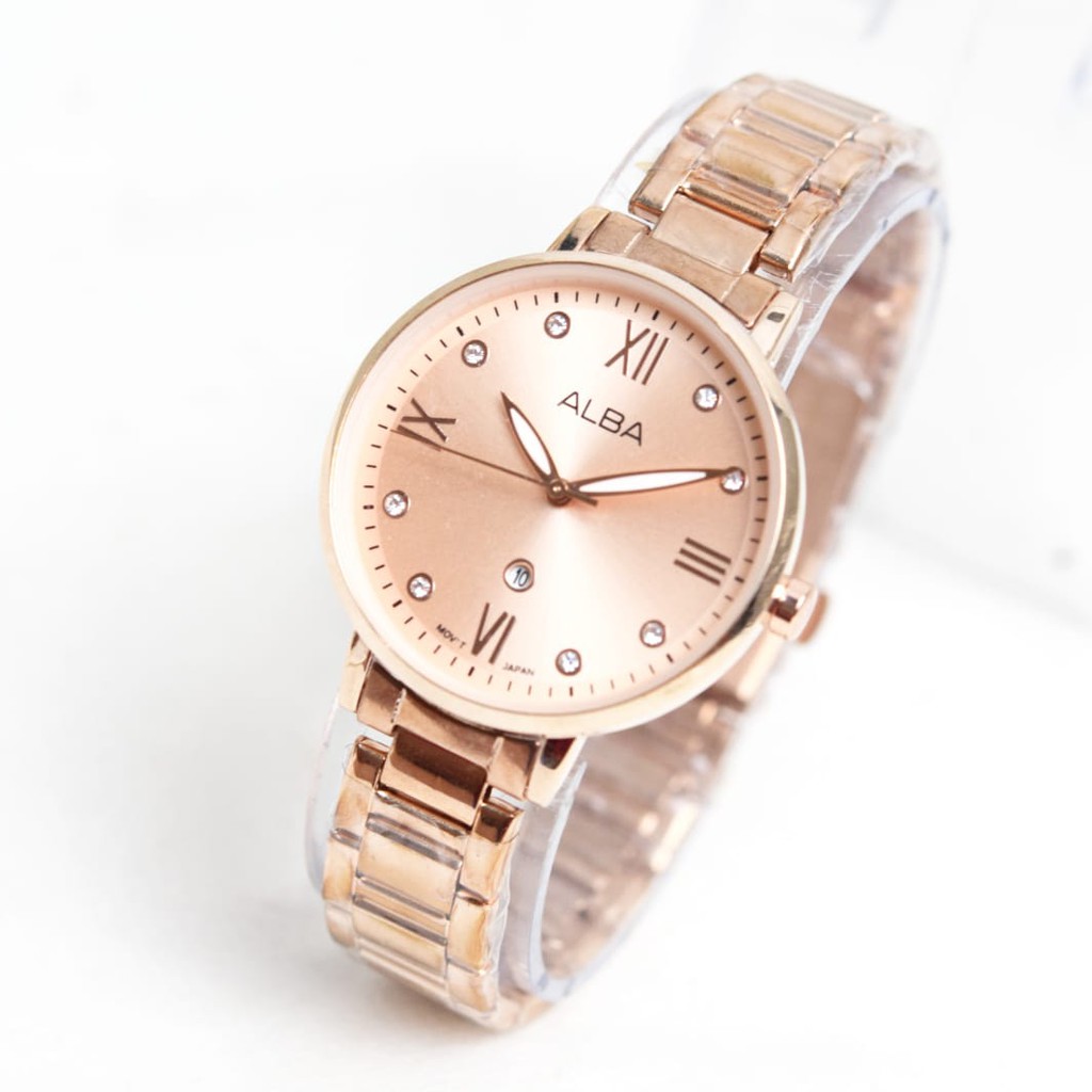 JAM TANGAN WANITA / LADIES ALBA TANGGAL AKTIF