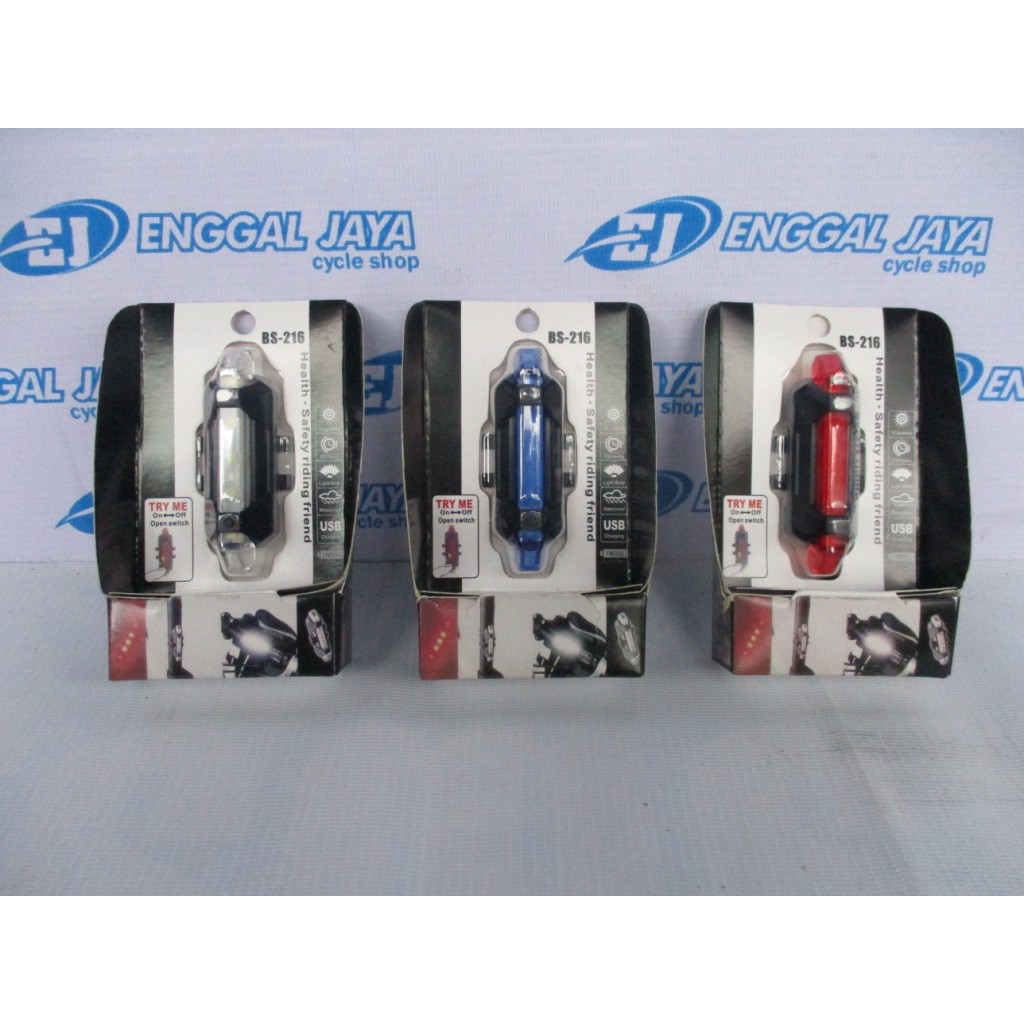 Lampu Sepeda Belakang Seatpost USB LED - Lampu Sepeda LED USB Charge Safety Light - Lampu Sepeda Dep