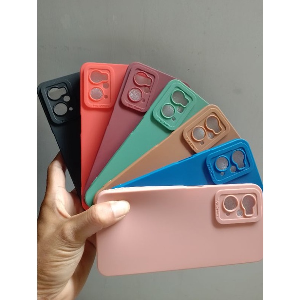 CASE OPPO A96 SILIKON TPU MACARON SILPRO PRO CAMERA