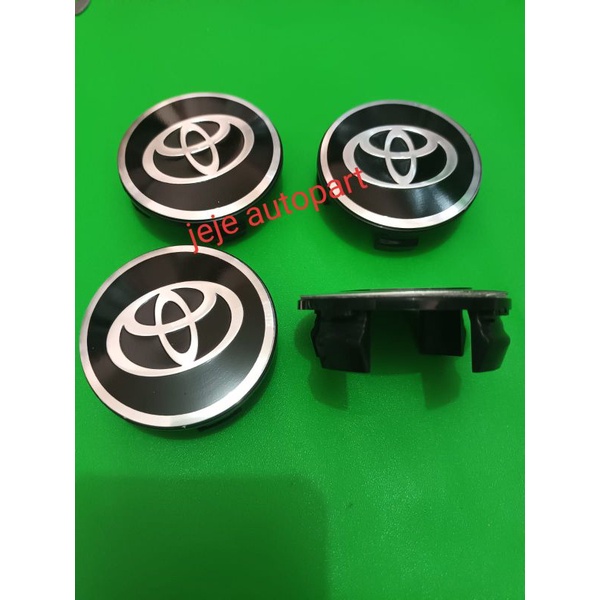 tutup roda dop roda toyota almunium ring 15 innova reborn avanza 2019 rush 2018 diameter 6.2cm