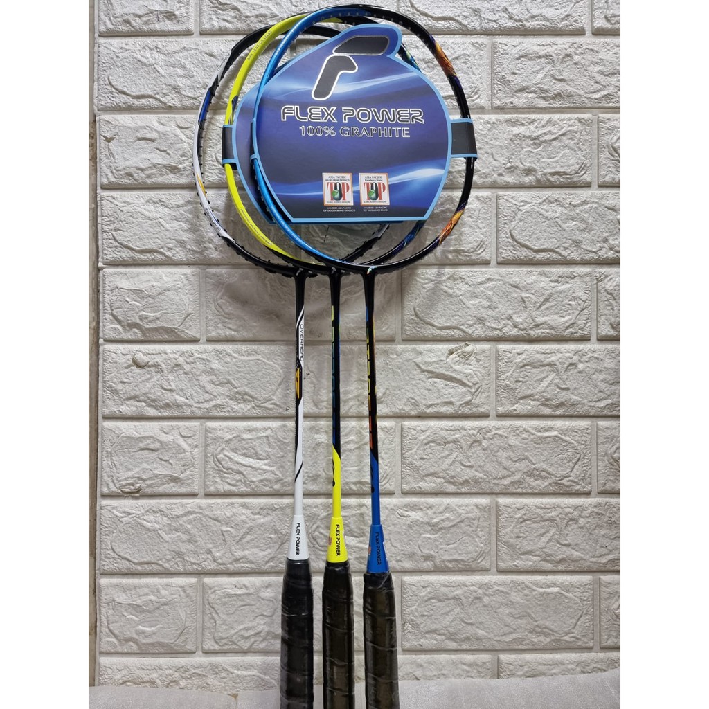 RAKET BADMINTON ORIGINAL FLEX POWER AZTROS 77 / FIERCE 8011