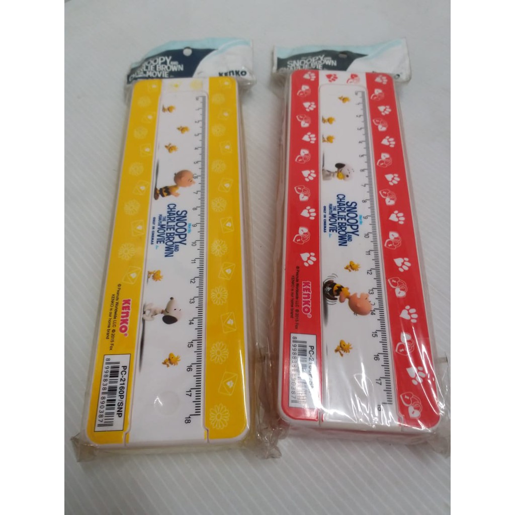 

Penggaris Mika Snoopy Merk Kenko PC2160P+GRSN