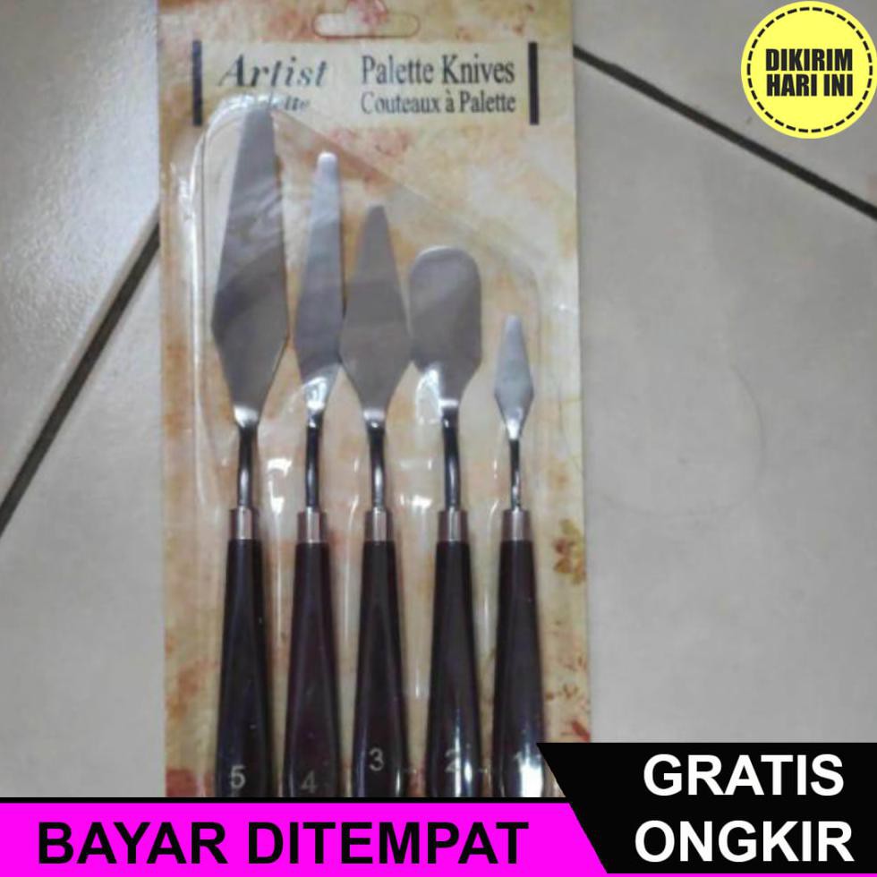 

(BAYAR DITEMPAT) RD2543 ARTIST PAINTING KNIFE SET 5