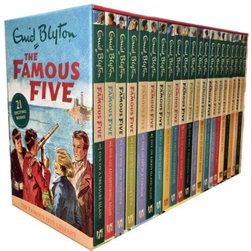 Enid Blyton Famous Five Series 21 Books Collection Box