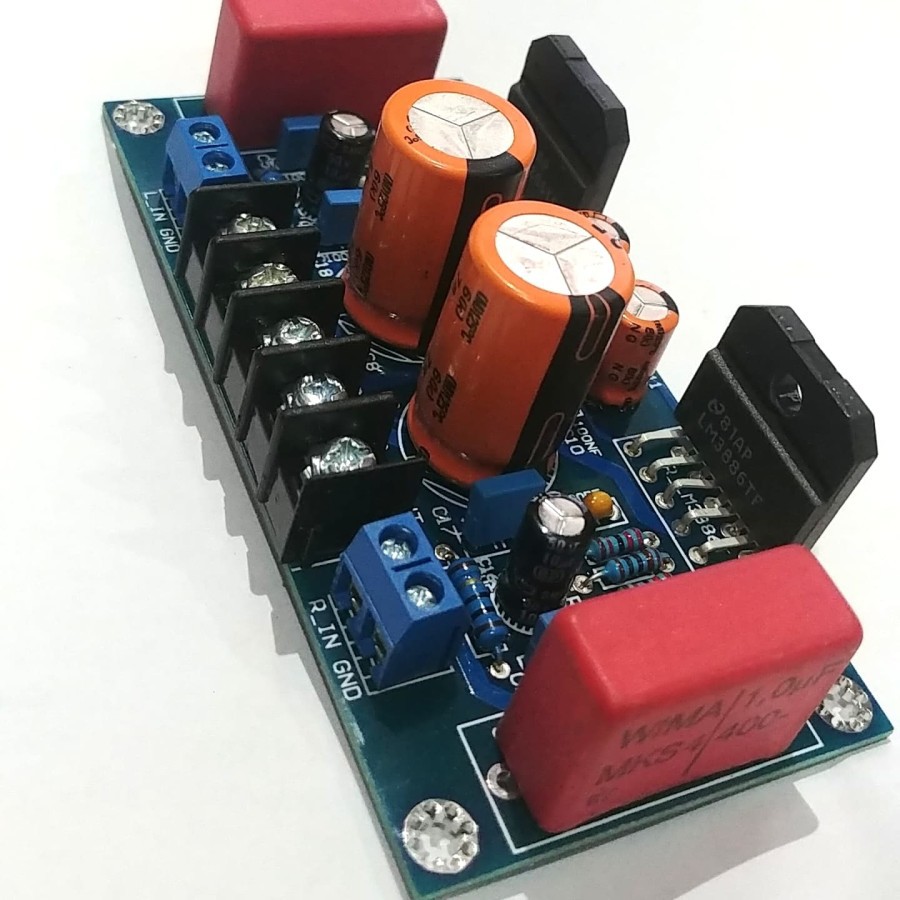 KIT LM3886 STEREO GAIN CLONE