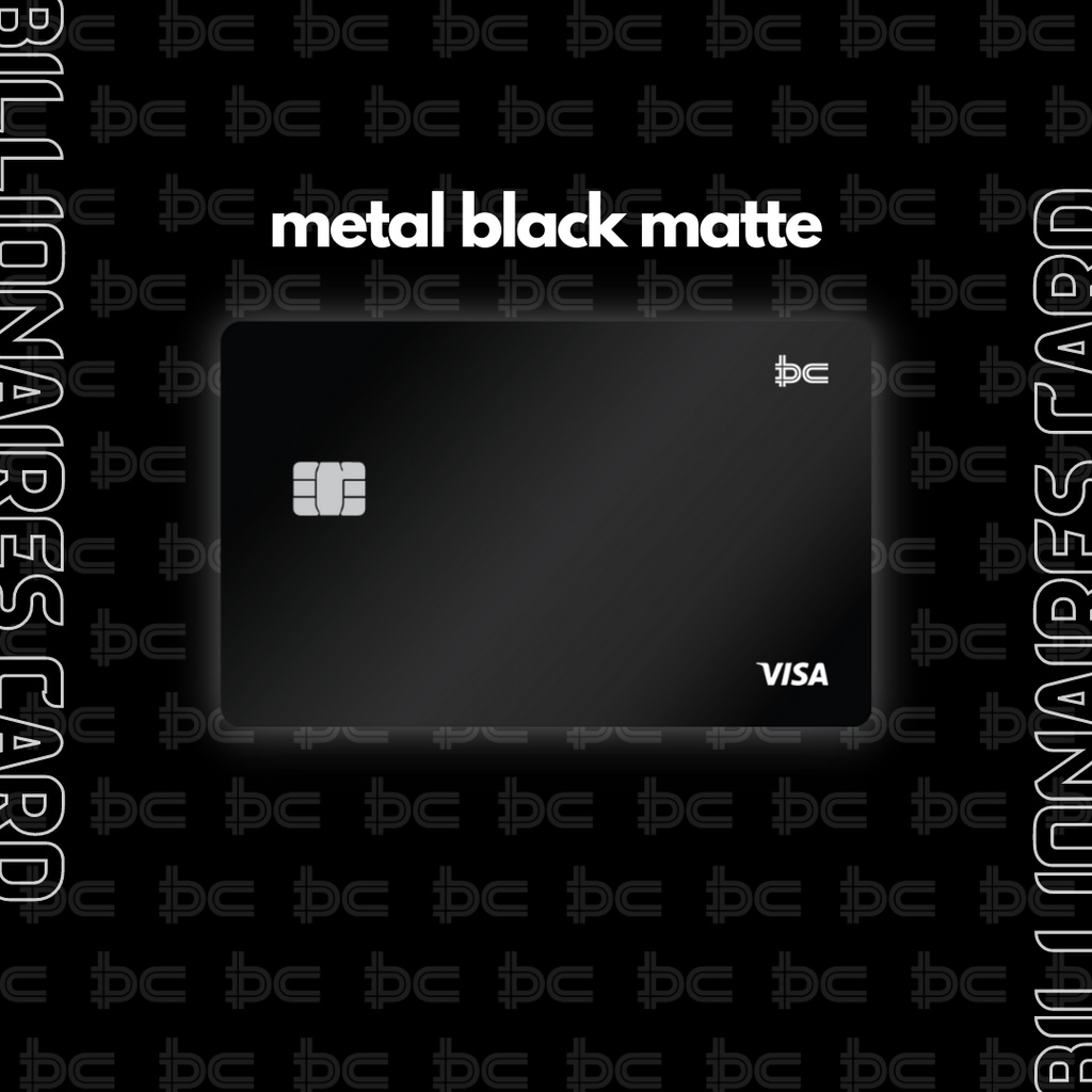 

Custom Metal ATM Debit Credit Card (Bukan Skin Card) - Black Matte