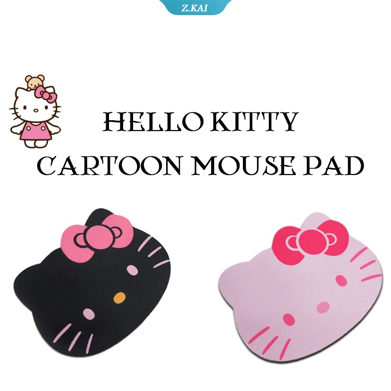 Mouse pad Motif Hello kitty Anti slip Untuk Meja Komputer