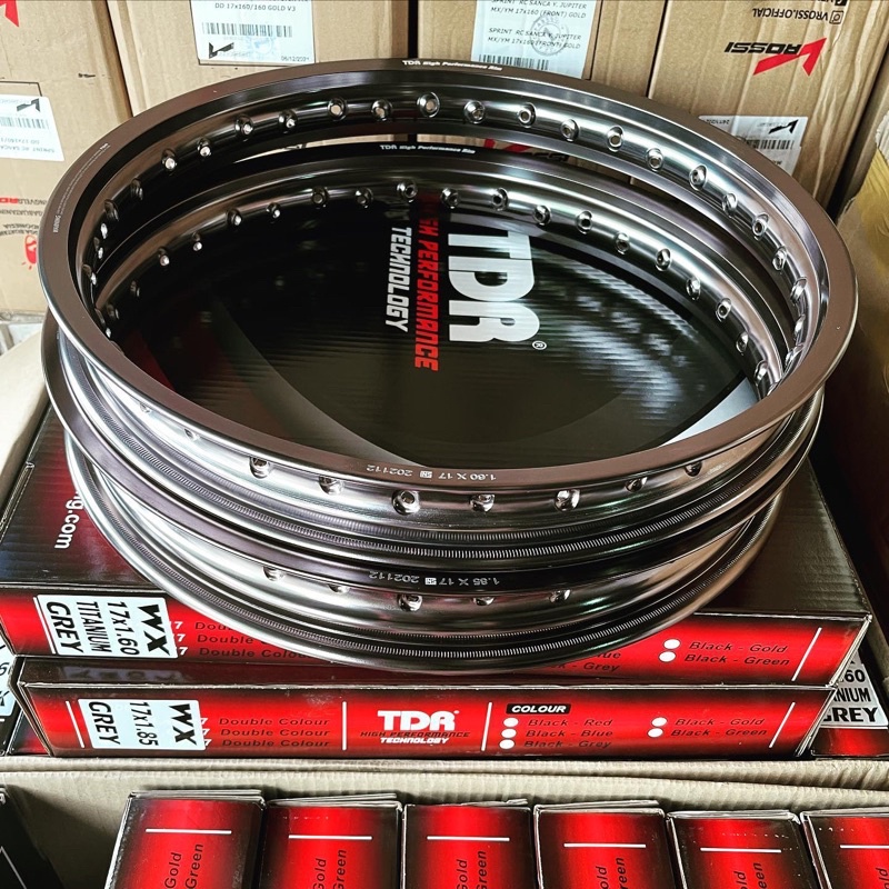 VELG RING 17 VELK TDR TITANIUM HITAM PELG PELK TITAN 160 185