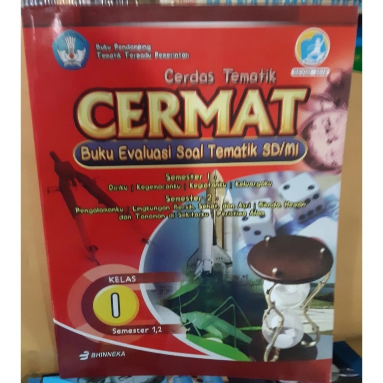 Cermat Buku Evaluasi Soal Tematik SD Kelas 1 Semester 1 & 2 Ismoyo -original