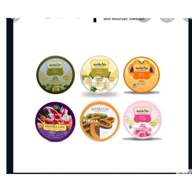 mustika ratu body scrub
