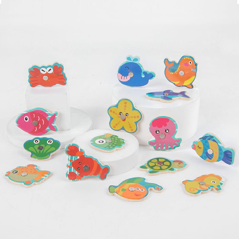 [JUALSEMUA18]Mainan Pancingan Ikan Dan Binatang Magnet / Mainan Pancing Anak / Magnetic Fishing Toys / Fishing Magnet