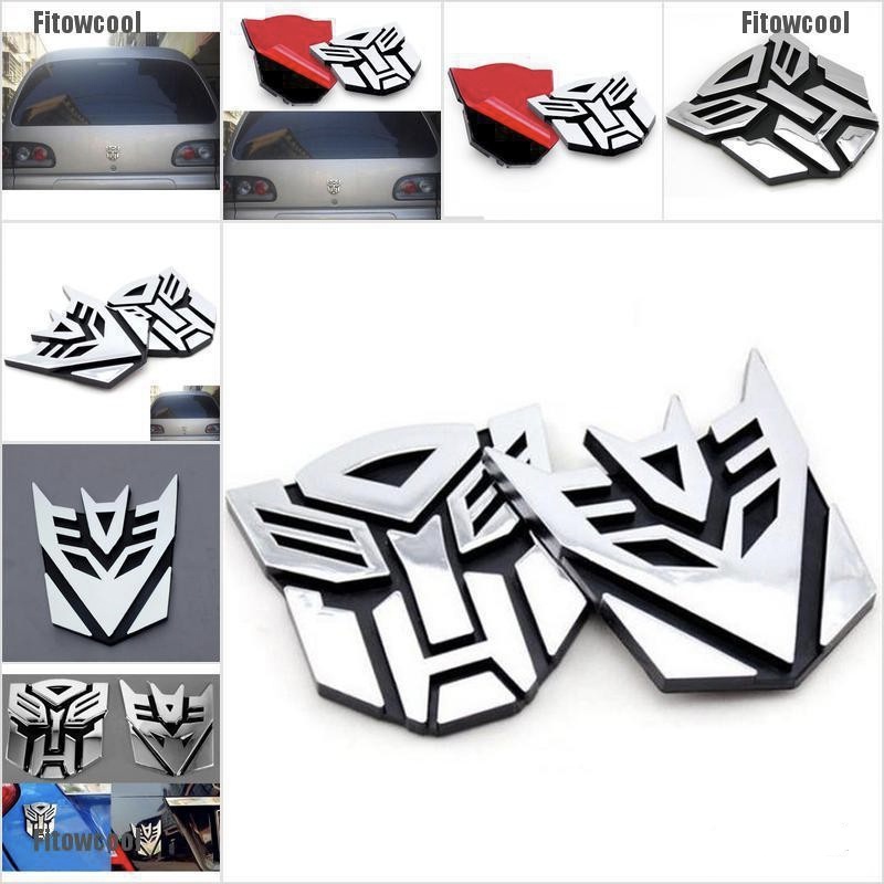 Emblem Mobil Transformers Sticker DECEPTICON Transformers Jahat 3D