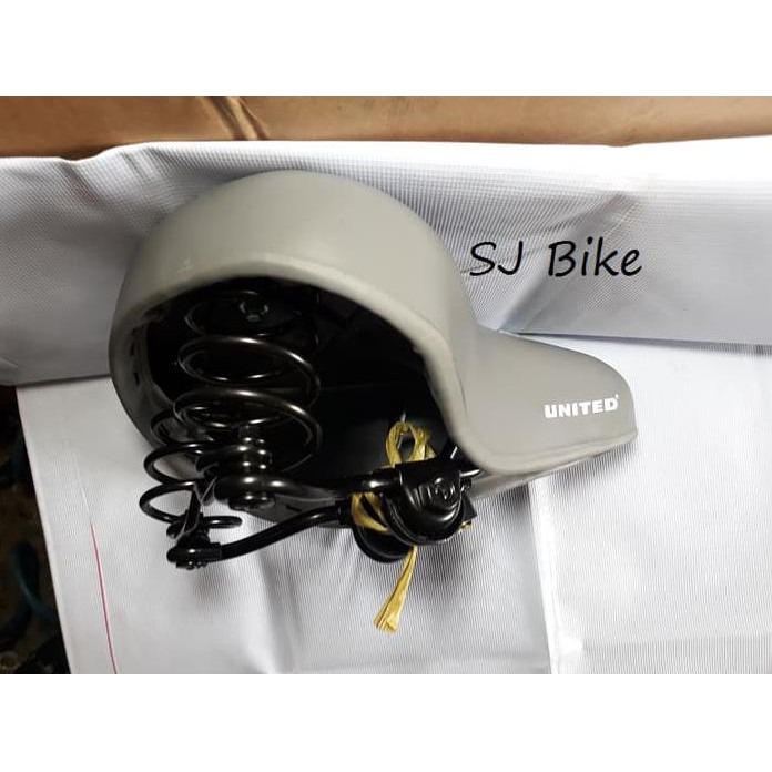 Sadel Sepeda Mini Per United Abu Abu