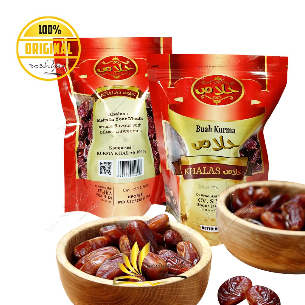 Kurma Khalas Golden Dates 500 gram