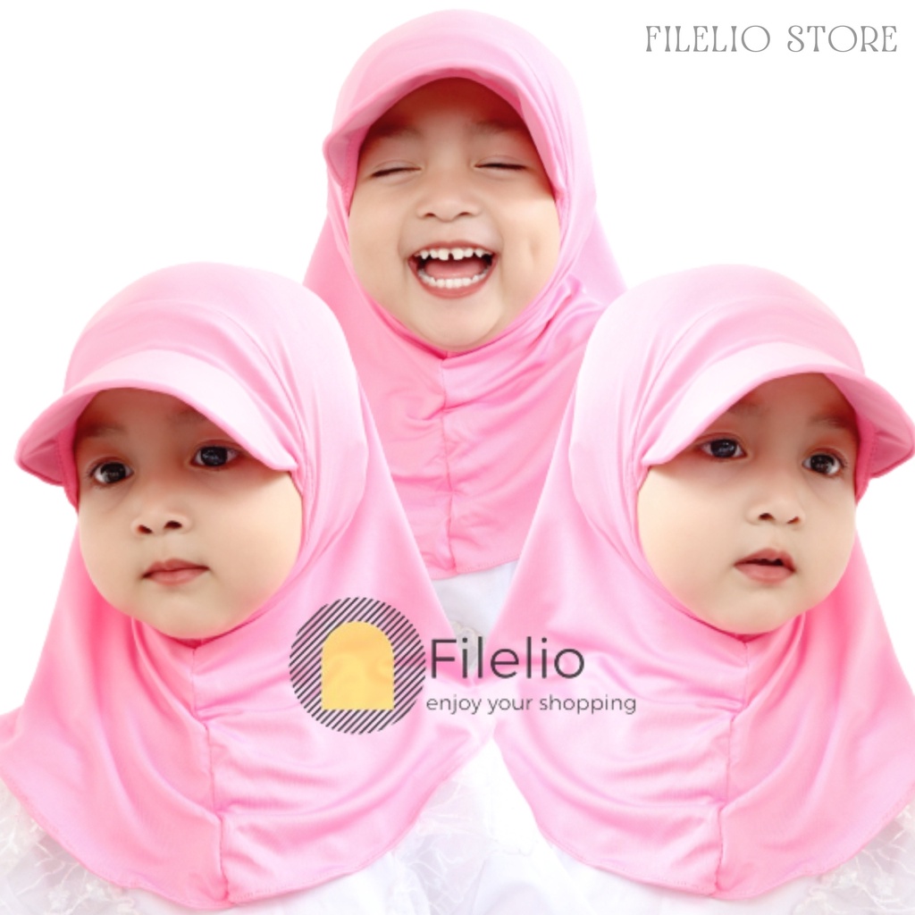 TERMURAH Hijab Anak Murah Topi Sporty Baby Jilbab Anak Lucu Umur 0-3 Tahun Krudung Anak Perempuan