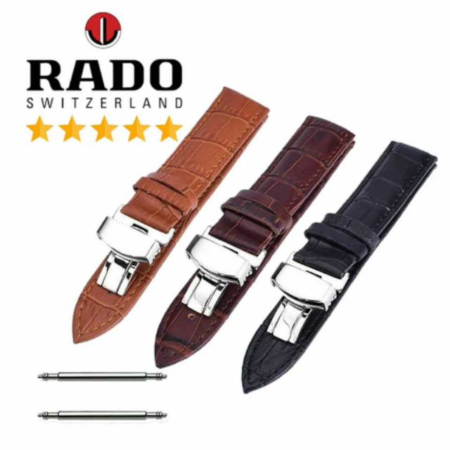 Tali jam strap leather Rado 18mm 20mm
