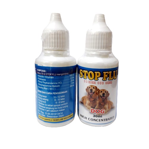 Obat Pilek untuk Anjing merk STOP FLU