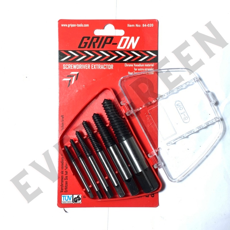 Extractor Alat Tap Drat Balik set Grip On 6pcs Snai Drat Tap and Dies Baut Patah