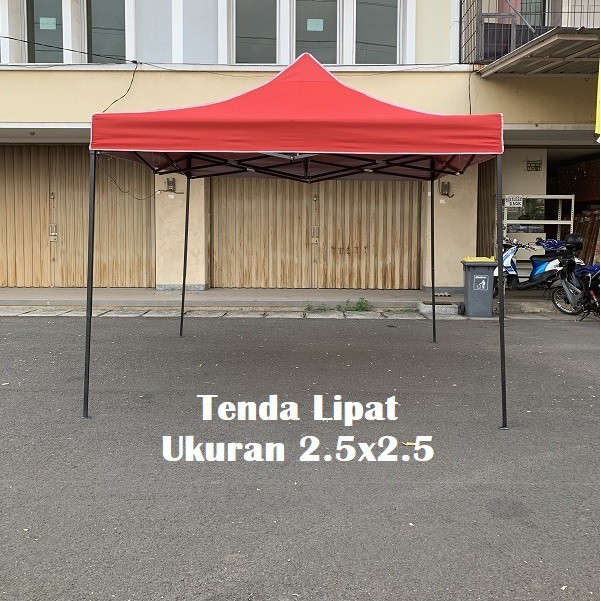 Tenda Lipat 2.5x2.5 Dengan Ketebalan Besi 0.6 MM  / Tenda Matic / Folding Tent