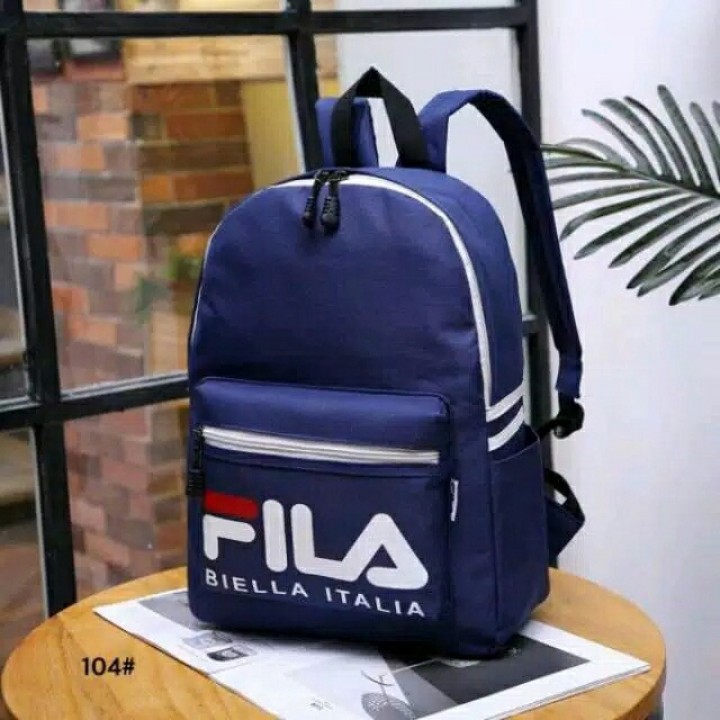 Tas Ransel Wanita Ransel Fila Navy Tacel.4