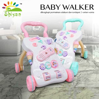  Shiyan mainan  dorongan  untuk bayi  baby walker dengan 