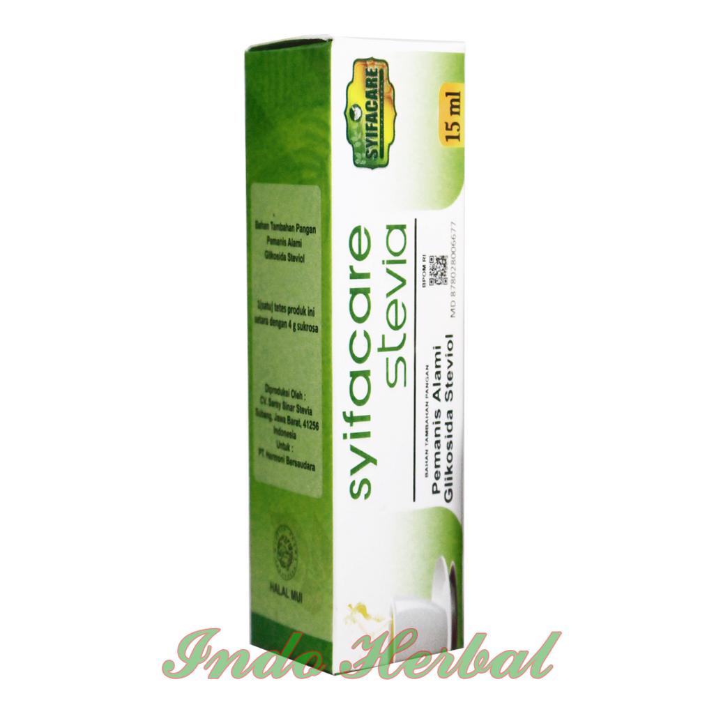 

STEVIA SYIFACARE 15ml - Pemanis Alami Pengganti Gula