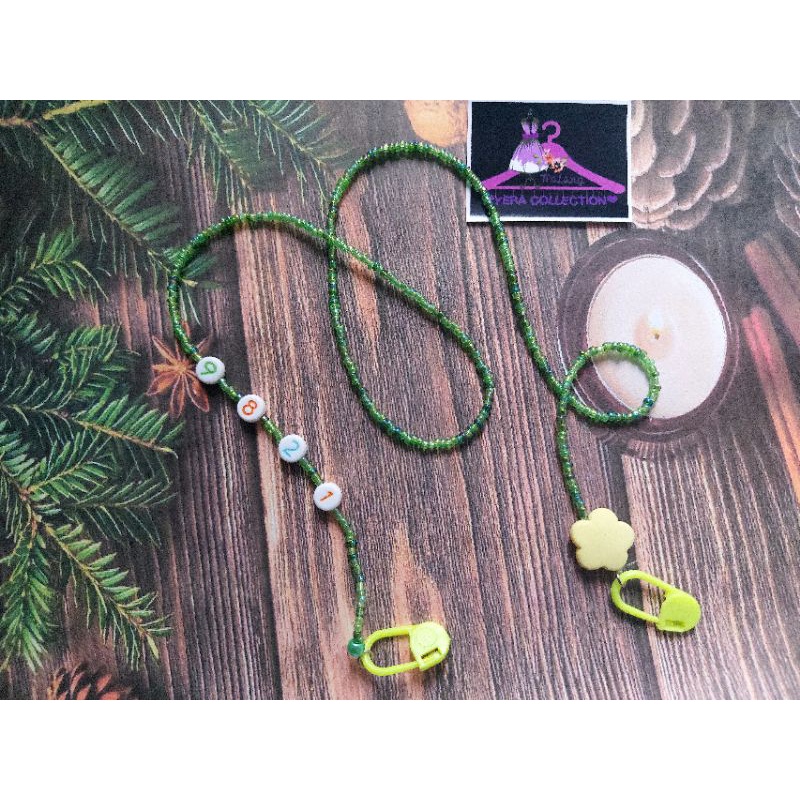 kait masker Green # kalung masker simplekait