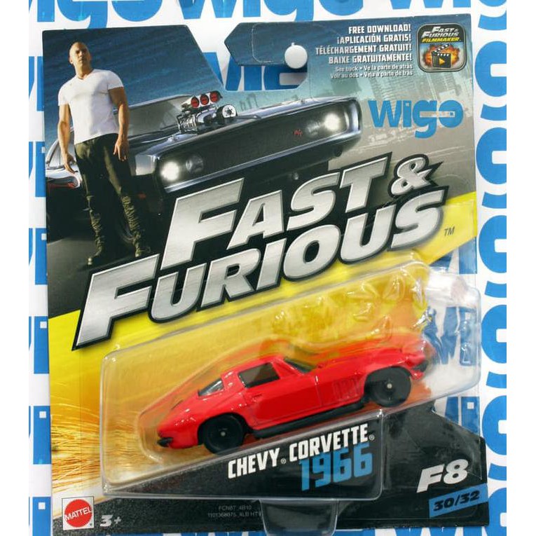 PROMO Mattel Fast & Furious Edition 1966 Chevy Corvette merah bkn Hot Wheels