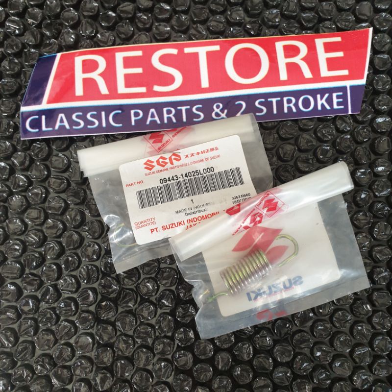 SPRING PER PEDAL REM BELAKANG SATRIA 2TAK LUMBA ORIGINAL SGP