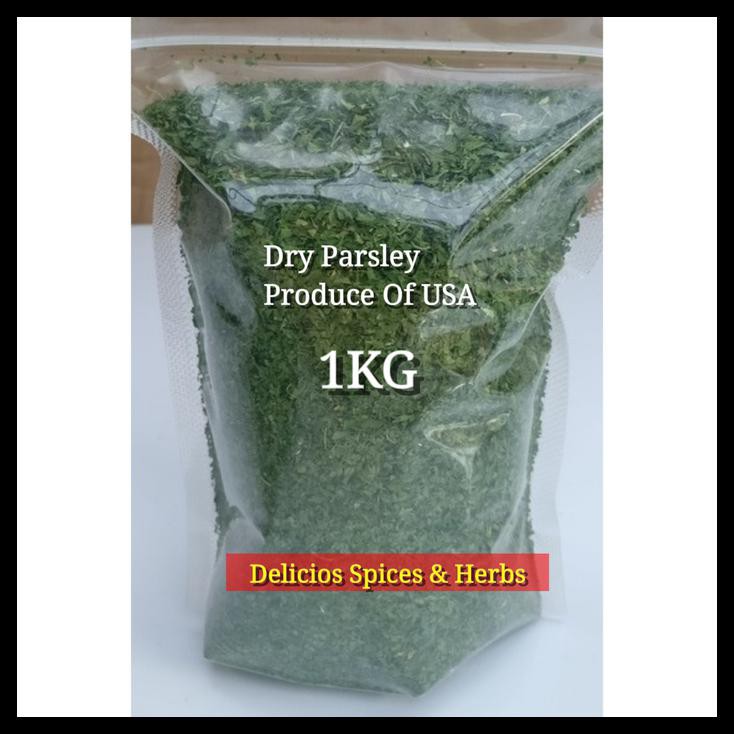 

Promo Spesial - Parsley Dry-1Kg / Daun Sup Kwalitas Super Produck Of Usa