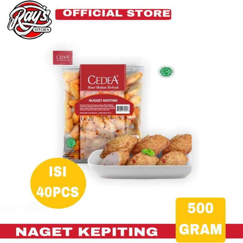 Jual Cedea Nugget Kepiting 500gr Naget Cedea Crab Naget Shabu Shabu