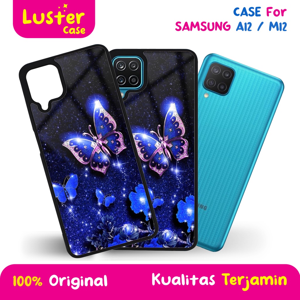 Case SAMSUNG A12/M12 - Casing SAMSUNG A12/M12 [ BUTTERFLY ] Silikon SAMSUNG A12/M12 - Case Hp - Case