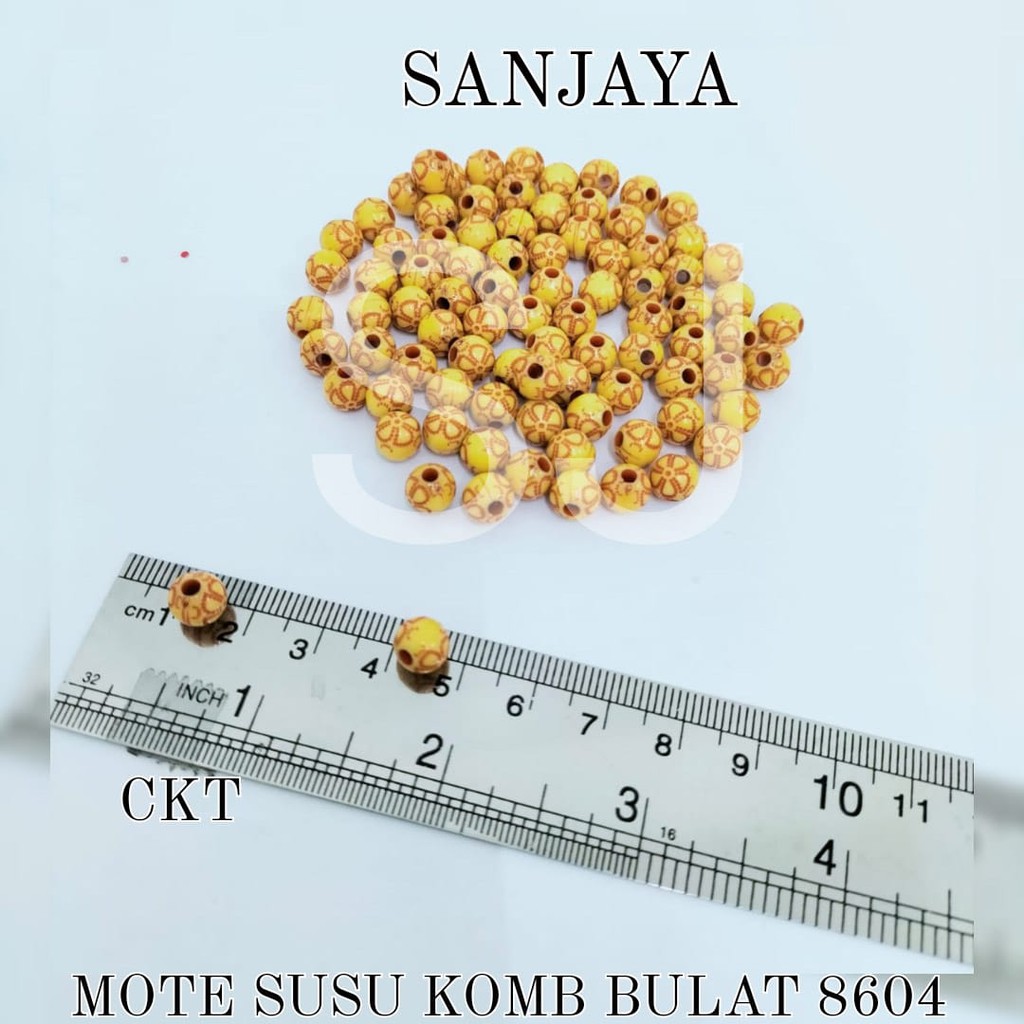 MANIK SUSU / MOTE SUSU / MANIK COKLAT / MANIK BULAT / MANIK COKLAT BULAT / MOTE SUSU KOMB. BULAT 8604 CKT