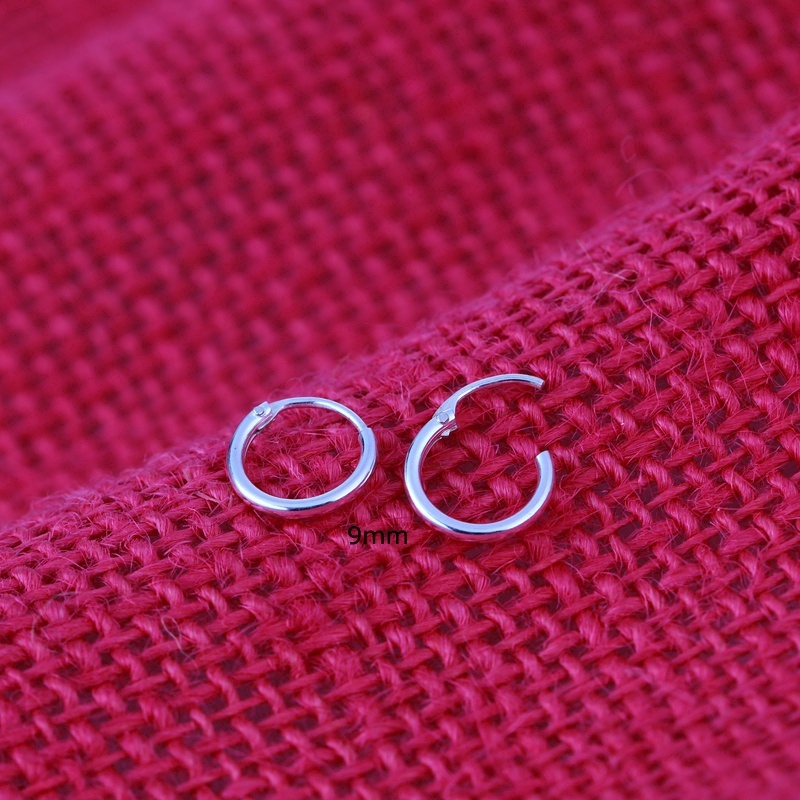 1pairs Hoop Sterling Silver Earrings Tragus Helix Piercing