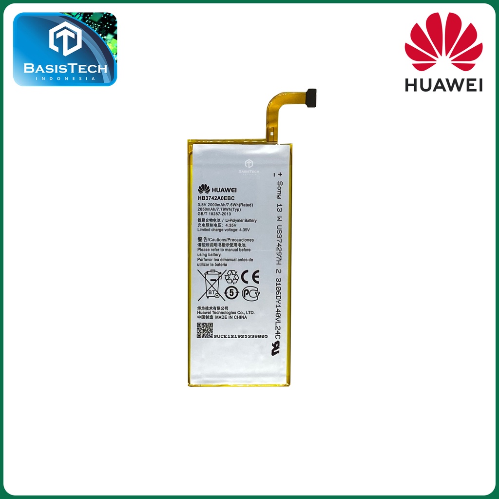 BATERAI HUAWEI ASCEND P6 P6-U06 P6-C00 P6-T00 P6-T00 G6 G620s G630 HB3742A0EBC