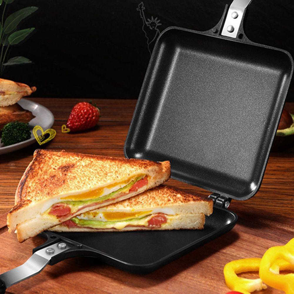 Solighter Gas Sandwich Maker Besi Cetakan Kue Barbekyu Oven Mold Breakfast|Wajan Panggangan