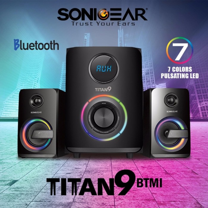 Sonicgear Titan 9 BTMI - Multimedia Bluetooth Speaker- RGB LED