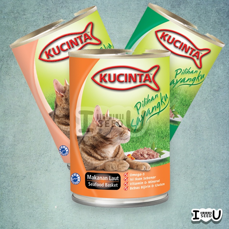 Kucinta Kaleng Makanan Kucing Basah 400gr