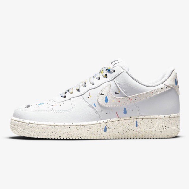 NIKE AIR FORCE 1 LOW ‘07 PAINT SPLATTER WHITE SAIL WHITE ORIGINAL