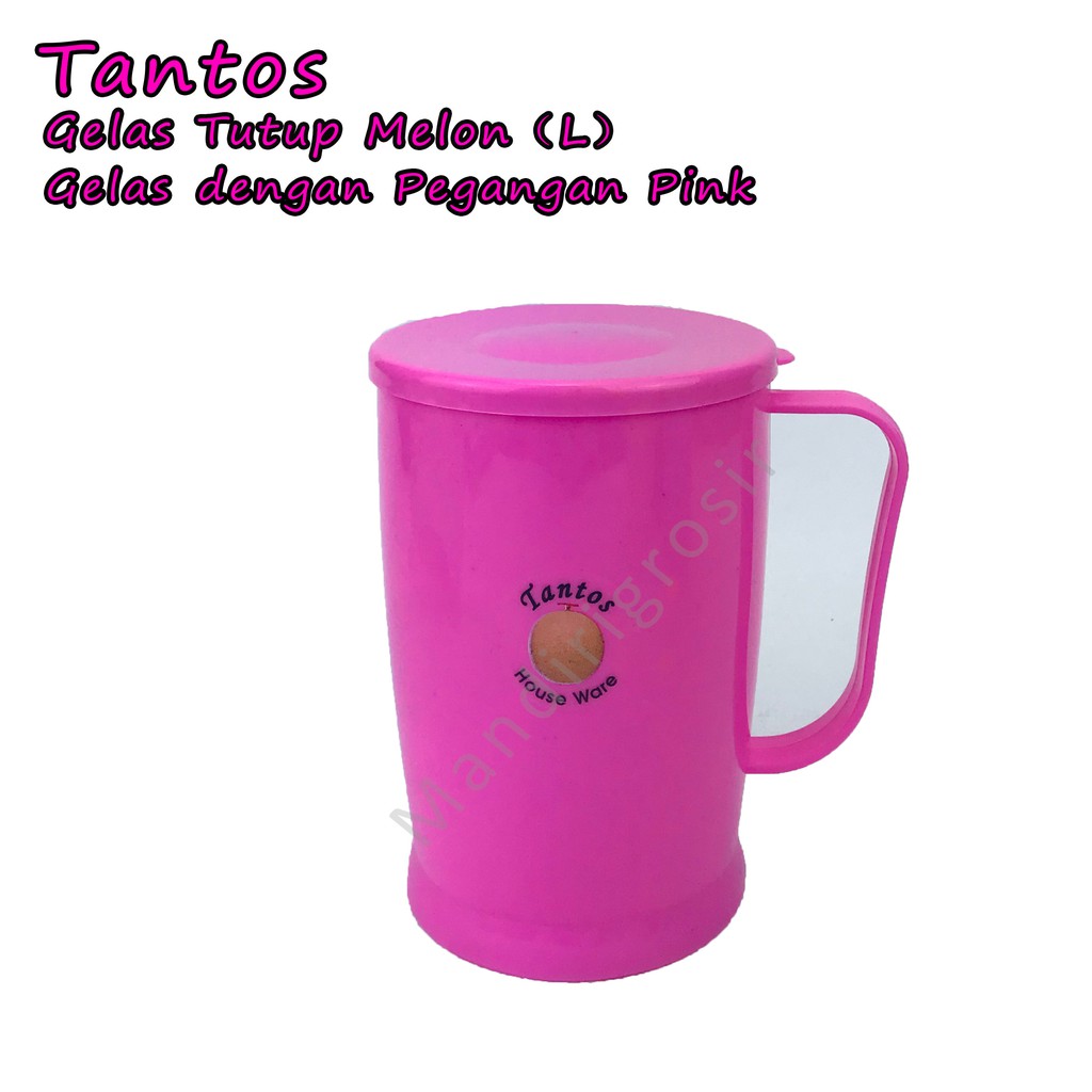 Cangkir dengan pegangan * Gelas Tutup Melon L * Pink * 5176GT