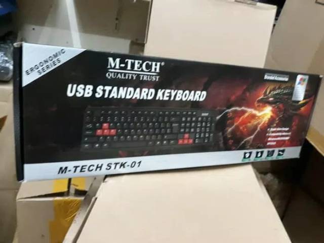 Keyboard Komputer Colokan USB 2.0 Standar MTech