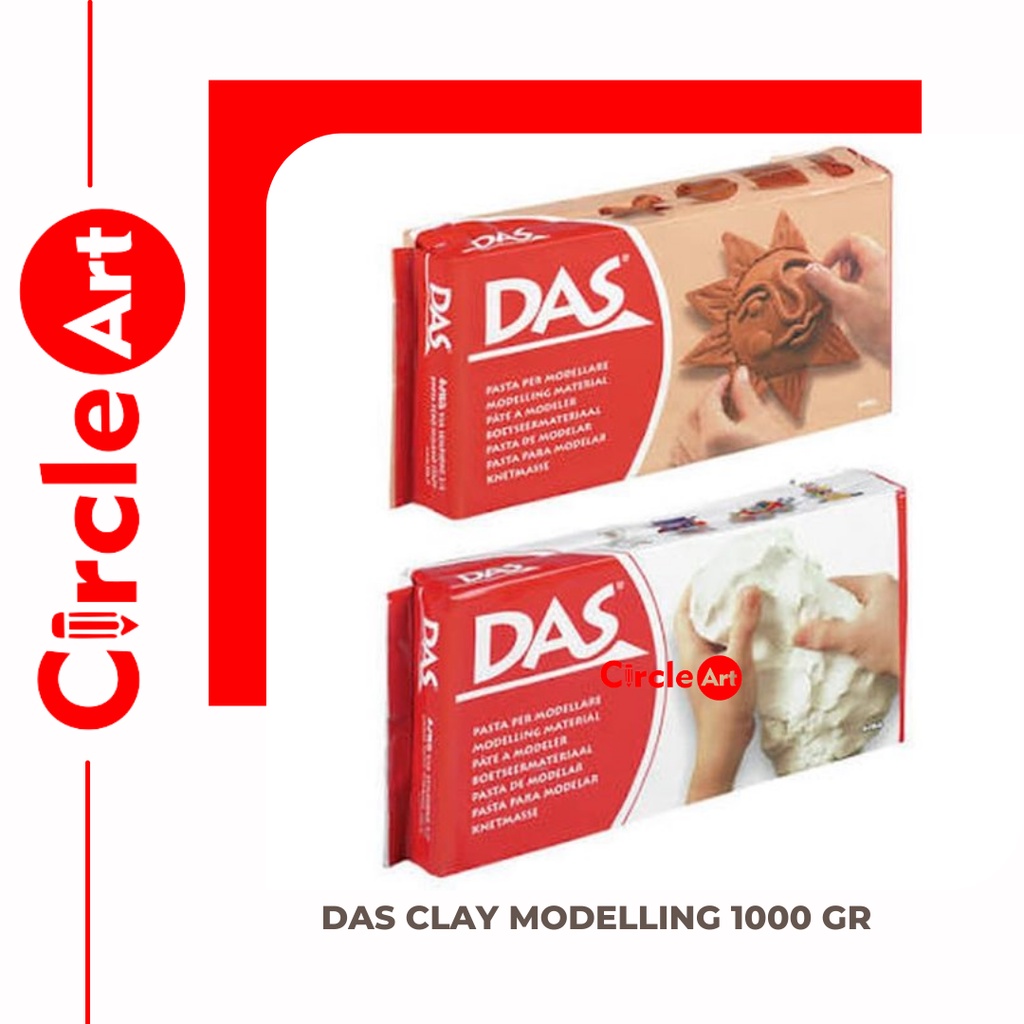 Das Clay Modelling 1000gr - Das Clay 1000gr /DAS Air Drying Modelling Clay 1000 gr