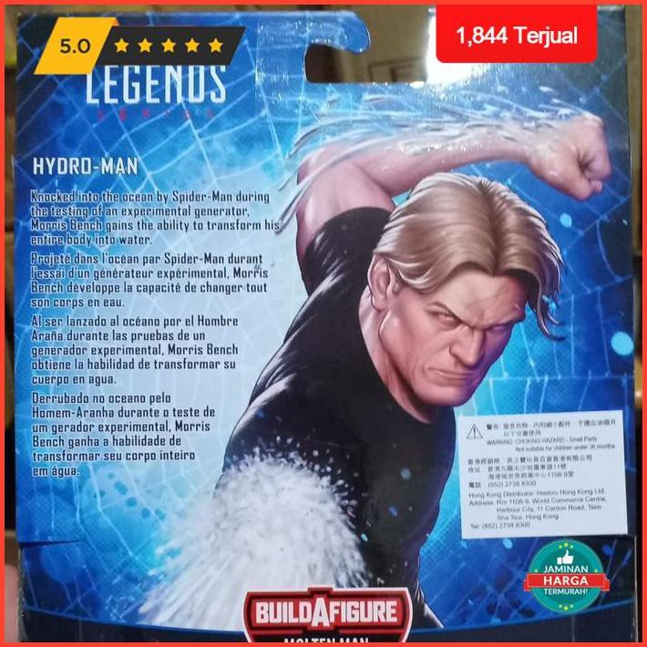 Action Figure Marvel Legends Hydro Man Hydro-Man Spiderman Far From Home Molten Man Limited