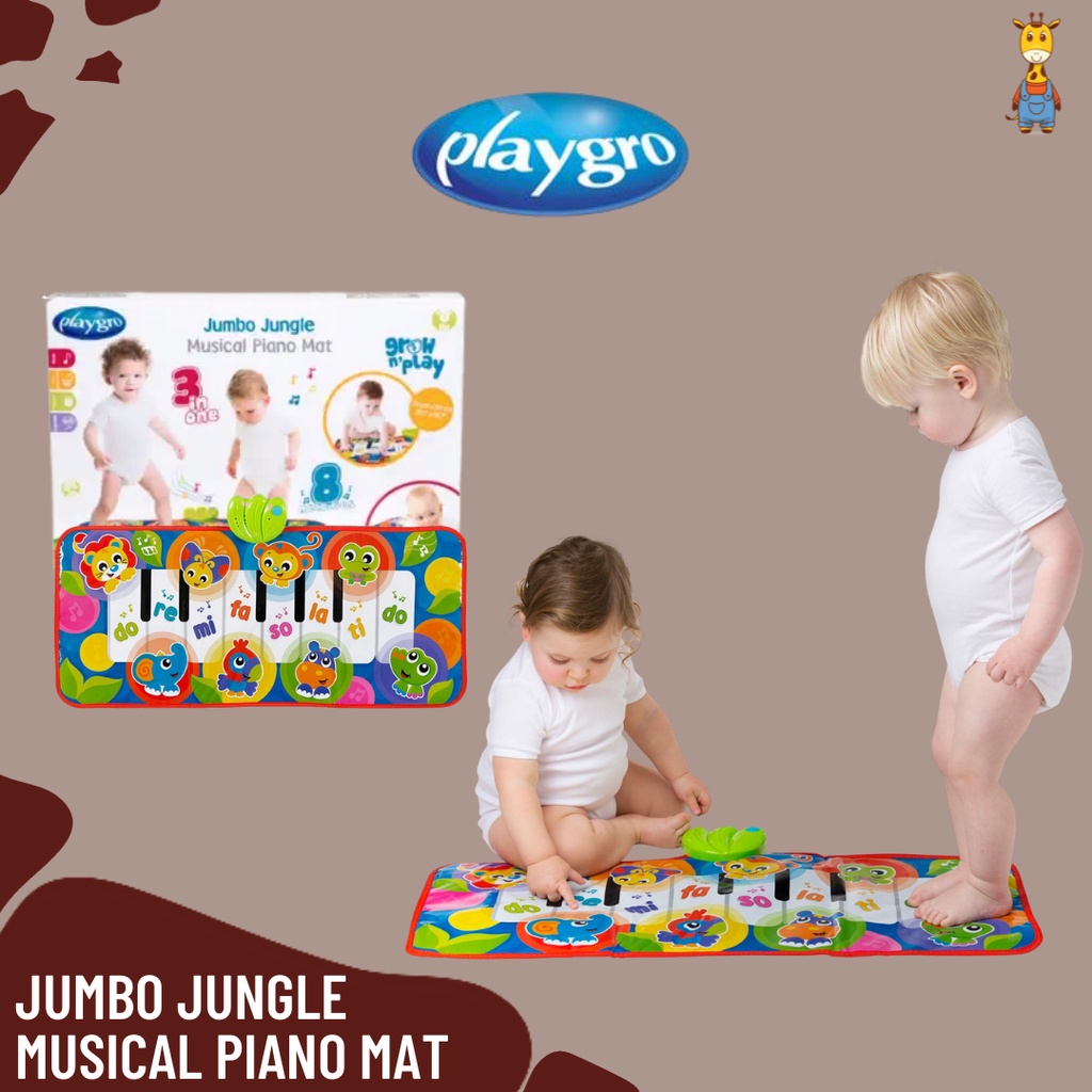 Playgro Jumbo Jungle Musical Piano Mat