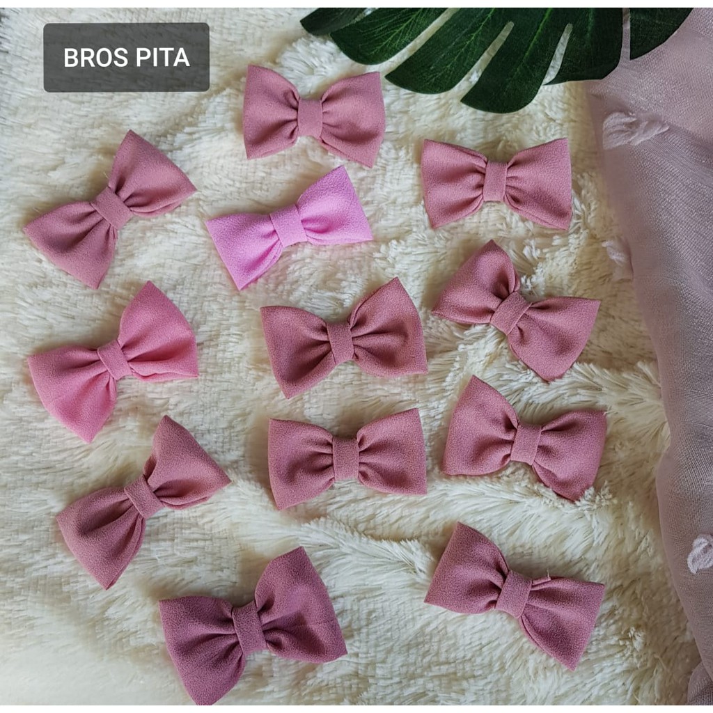 bross hijab model pita, bross pita cantik