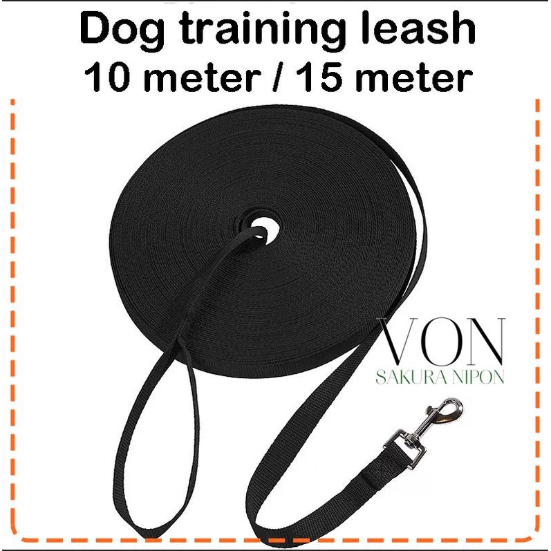 TALI TUNTUN ANJING PANJANG DOG LEASH TRAINING TALI LATIH ANJING 10 M 15 M METER TALI ANJING PANJANG LONG LEASH obedience dog training